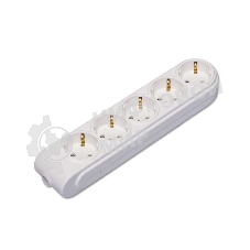 Колодка удлинителя Makel 5-м с заземл. защ. шторки