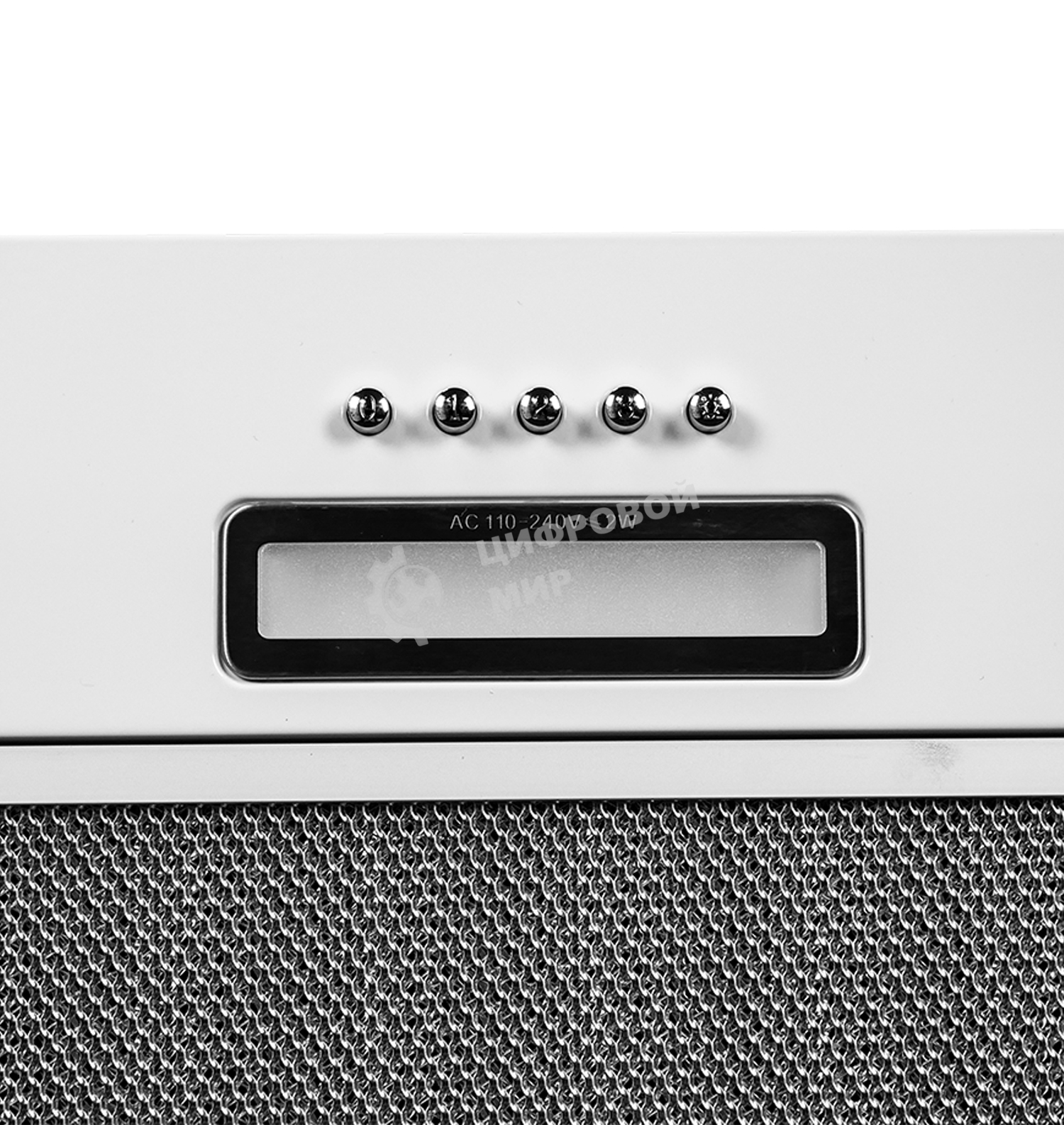 Вытяжка встраиваемая LEX GS Bloc LIGHT 600 белый управление: кнопочное (1 мотор)