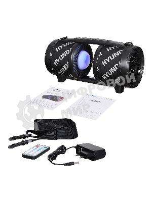 Минисистема Hyundai H-MAC220 черный 45Вт/FM/USB/BT/SD/MMC