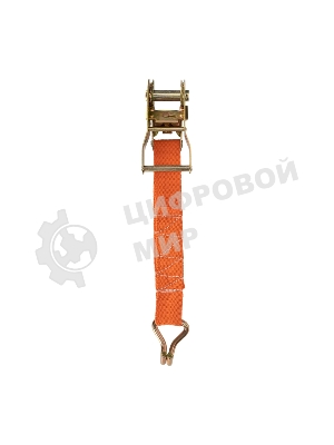 Стяжка для груза Rexant багажная с крюками, с храповым механизмом, 10х0.038 м