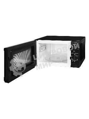 Микроволновая печь Starwind SWM5720 черный, 20 л, 700 Вт, переключатели - поворотный механизм