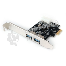 Контроллер USB Gembird SPCR-01, в PCI, порты: 2 внешн. USB 3.0
