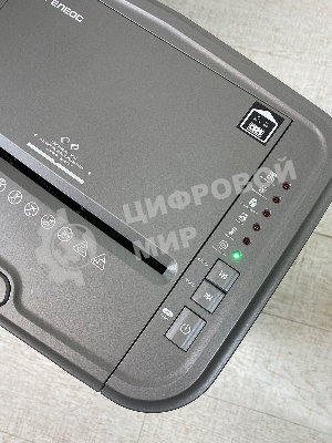 Шредер Heleos АП23-5 серый/серебристый с автоподачей (секр.P-5) фрагменты 145лист. 23лтр. скрепки скобы пл.карты