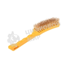 Щетка по металлу Kranz с пластиковой ручкой 260 мм