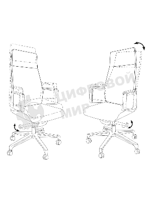 Кресло Бюрократ JONS/CASHGREY серый