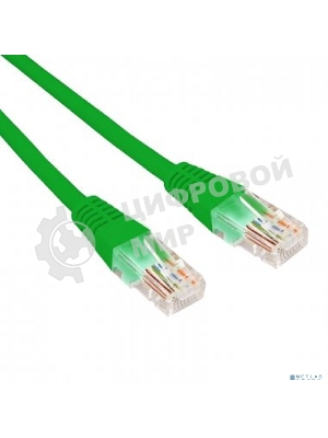 Патч-корд U/UTP Rexant cat.6, RJ45-RJ45, неэкранированный, 26AWG, LSZH, зеленый, 0.3 м
