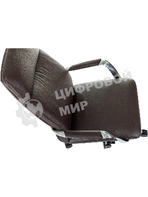 Кресло Бюрократ VEGA коричневый, кожа