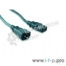 Кабель питания сист.блок-монитор Gembird 1.8м, VDE(0.75мм), черный, с зазем., пакет