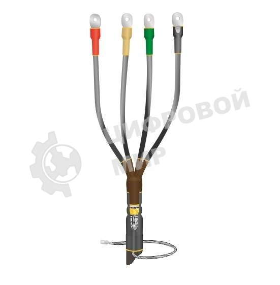 Муфта кабельная концевая внутр. установки 1кВ КВТп 4х(16-25мм) без наконеч. Нева-Транс Комплект 22020009