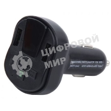 Автомобильный FM-модулятор ACV FMT-122B черный MicroSD BT USB (37576)