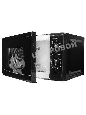 Микроволновая печь Starwind SWM5720 черный, 20 л, 700 Вт, переключатели - поворотный механизм