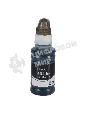 Контейнер с чернилами Sakura C13T66414A (664 BK) для Epson, черный, 4000 к., 70 мл.