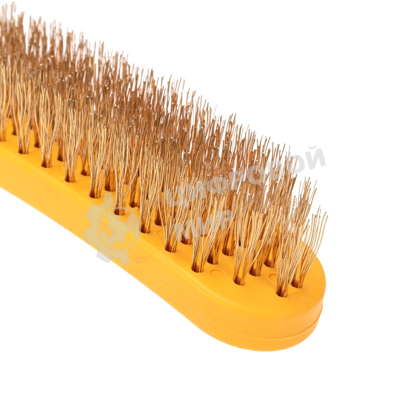 Щетка по металлу Kranz с пластиковой ручкой 260 мм