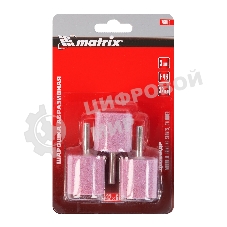 Шарошка Matrix абразивная, цилиндр, 32x32x6, F46, 3шт 76016