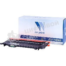 Картридж лазерный NVPrint совместимый Samsung CLT-Y406S Yellow для CLP-360/365/368/CLX-3300/3305 (1000k)