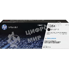 Картридж лазерный HP 136X черный Original LaserJet Toner Cartridge