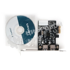 Контроллер USB Gembird SPCR-01, в PCI, порты: 2 внешн. USB 3.0