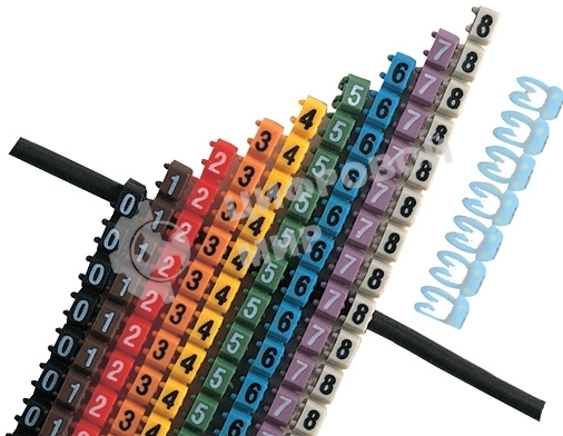 Маркер кабельный МКН комплект цифр 