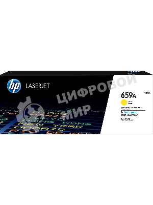Картридж лазерный HP 659A W2012A желтый для HP LJ M856/M776 (13000 стр.)