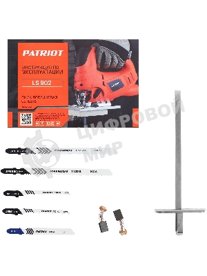 Лобзик электрический PATRIOT LS 902, мощность 800 Вт, макс толщина дерева 100мм