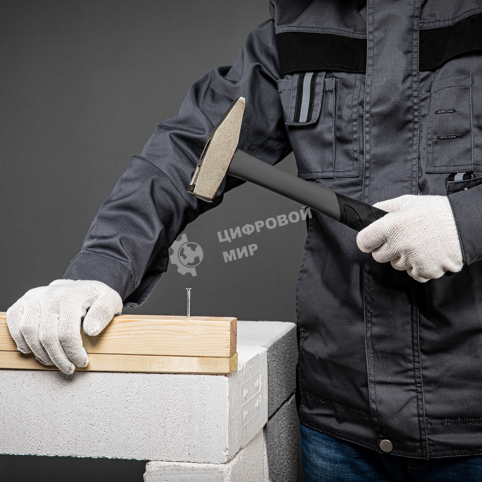 Перчатки трикотажные, ПВХ-покрытие 