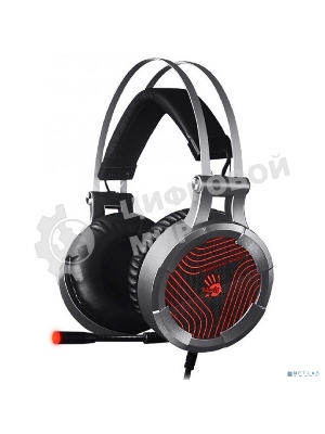 Гарнитура A4Tech Bloody G530 чёрный/серый, проводная, подсветка
