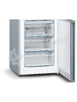 Холодильник Bosch KGN39XI30U нержавеющая сталь двухкамерный 279/87л морозилка снизу, No Frost