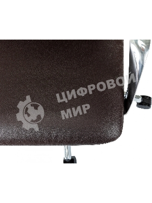 Кресло Бюрократ VEGA коричневый, кожа