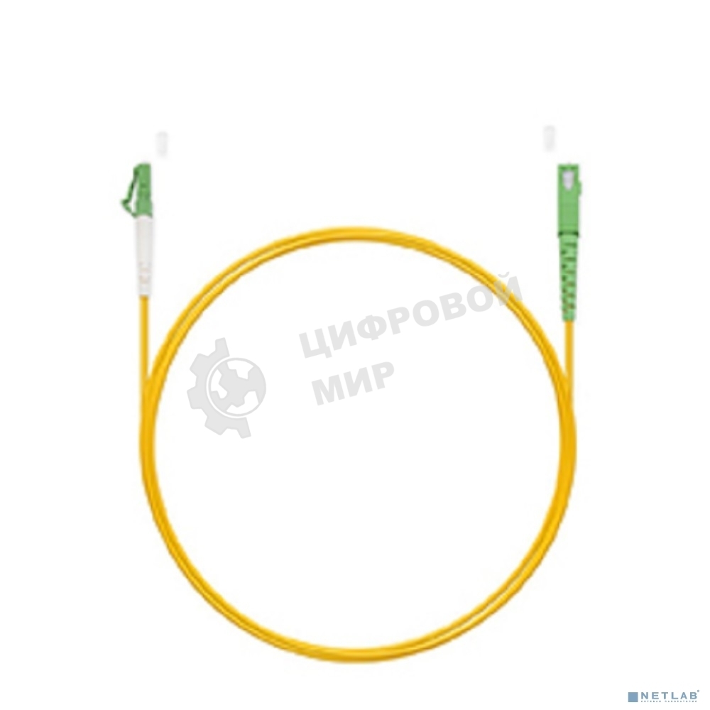 Комм. шнур оптический Cabeus FOP(s)-9-LC/APC-SC/APC-5m Шнур оптический simplex LC/APC-SC/APC 9/125 sm 5м LSZH