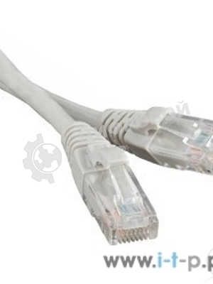 Патч-корд Hyperline PC-LPM-UTP-RJ45-RJ45-C6-0.5M-LSZH-GY Патч-корд U/UTP, Cat.6, LSZH, 0.5 м, серый