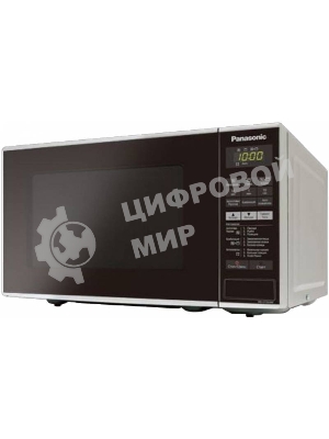 Микроволновая печь Panasonic NN-GT264MZPE серебристый/черный, 20 л, 800 Вт, переключатели - сенсор