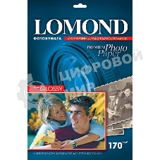Бумага Lomond 1101305 A4/170г/м2/20л./белый полуглянцевое для струйной печати