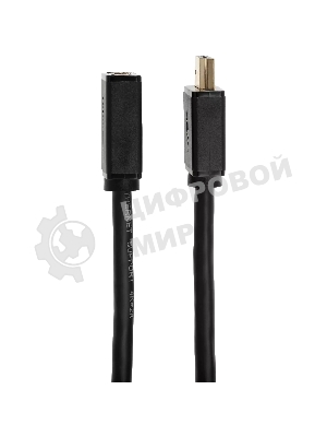Кабель удлинительный HDMI-19M---HDMI-19F ver 2.0, 2m, TELECOM TCG235MF-2M