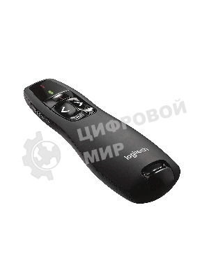 Презентер беспроводной Logitech R400 черный, радиоканал, USB, кнопки - 5