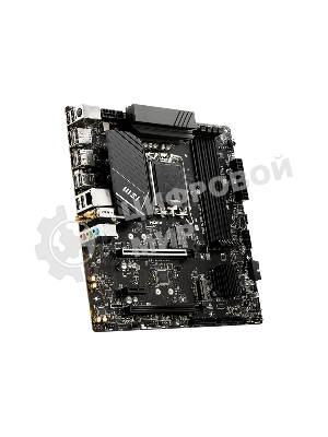 Материнская плата MSI PRO B760M-A WIFI, LGA 1700, Intel B760, 4xDDR5, 4xSATA, 2xM.2, 1xPCI-E 4.0 x16, 1xPCI-E 4.0 x4, 2xHDMI, 2xDP, 1x2.5Gb LAN, 2xUSB-A 2.0, 2xUSB 3.2 Gen 1, 2xUSB 3.2 Gen 2, 3x3.5 мм, 7.1, Micro-ATX