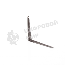 Кронштейн угловой с ребром Сибртех 200 х 250 мм, коричневый