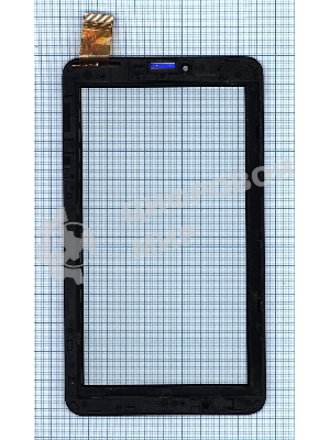 Сенсорное стекло (тачскрин) для Irbis TZ60, черное с рамкой