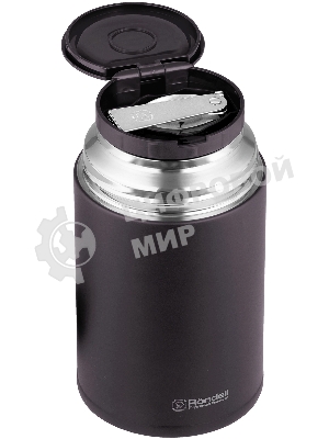 Термос для еды Rondell Tierno RDS-1661 0.7 л. бордовый с чехлом картонная коробка