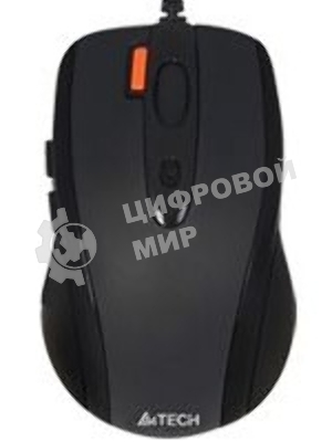 Мышь проводная A4Tech N-70FX черный, 1600 dpi, USB, кнопки - 7