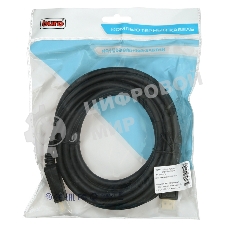 Кабель аудио-видео Buro v 1.2 DisplayPort (m)/DisplayPort (m) 5м. позолоченные контакты черный