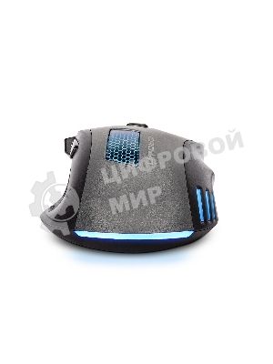 Мышь проводная Crown Gaming CMXG-711 черный, 4000 dpi, USB, кнопки - 8