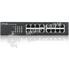 Коммутатор Zyxel GS1100-16-EU0103F 16G неуправляемый