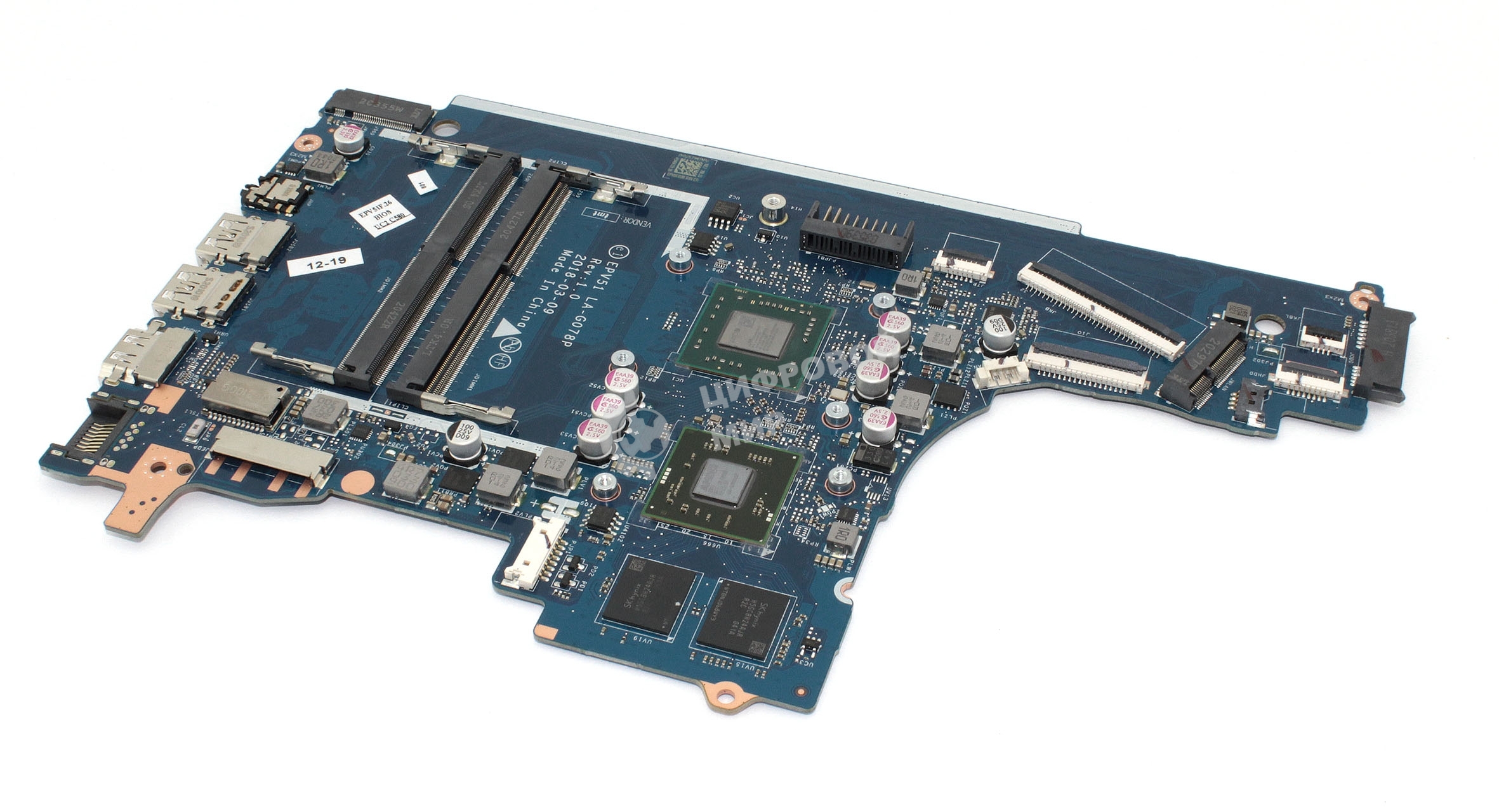 Материнская плата LA-G078P HP 255 G7 15T-DB 15-DB 15-DA 530 2Gb A9-9425