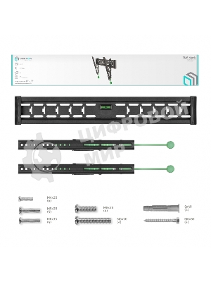 Кронштейн ONKRON TM6 для телевизора 43