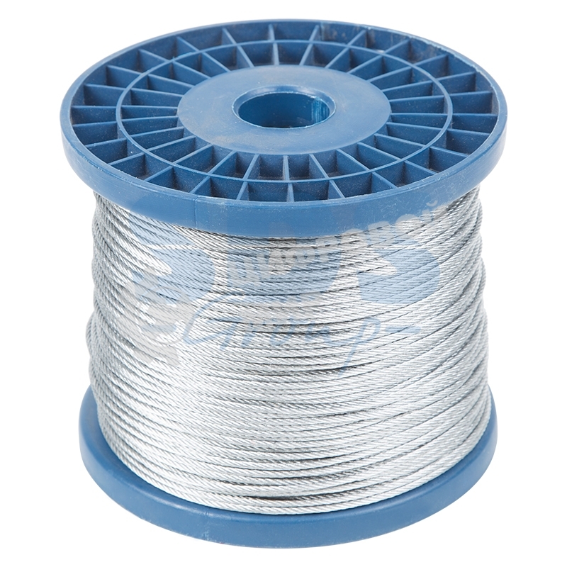 Трос стальной Rexant DIN 3055 (6x7) М3 (бобина 200 м)