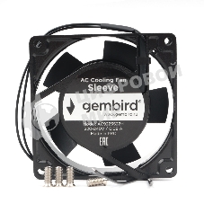 Вентилятор для корпуса Gembird черный, 92 мм, 2400 об/мин, 31.5 дБ, 2 pin