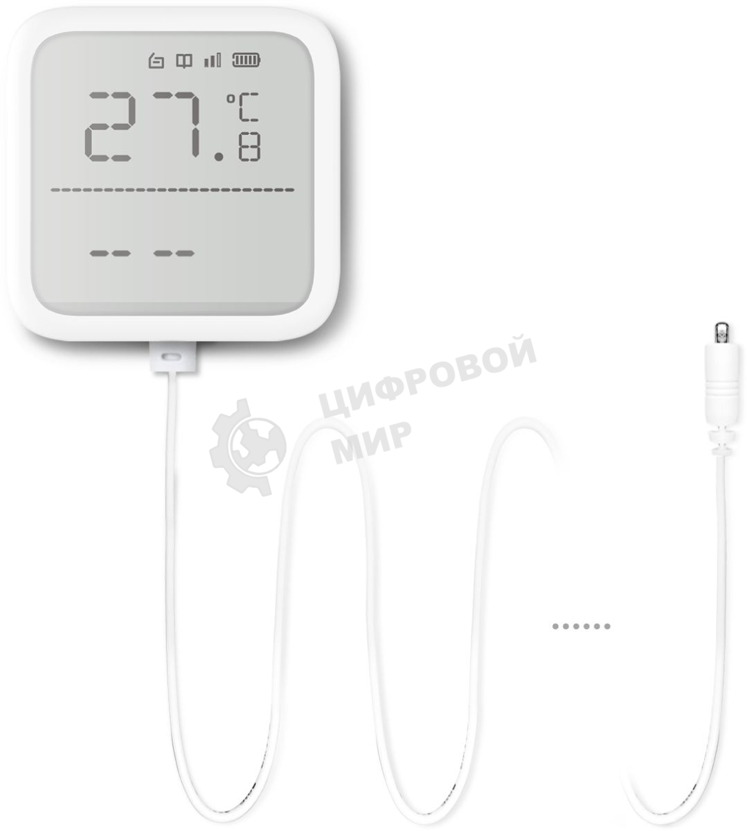 Датчик темпер./влажн. Hikvision DS-PDTPH-E-WE