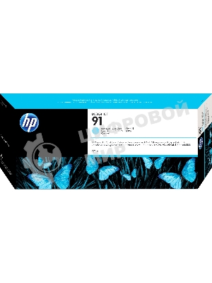 Картридж струйный HP 91 C9470A Pigment (775 мл) светло-голубой для DJ Z6100