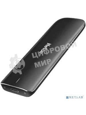 Внешний SSD Netac ZX, 500 Gb, USB 3.2 Gen 2 Type-C, R/W 1050/950, черный