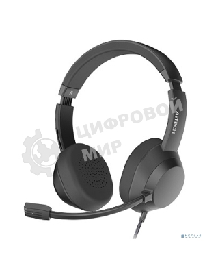 Гарнитура A4Tech Fstyler FH150U чёрный, проводная